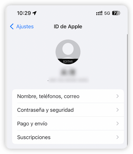 Manage Apple ID Password on iPhone