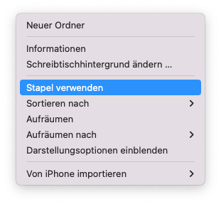 Declutter Desktop on Mac