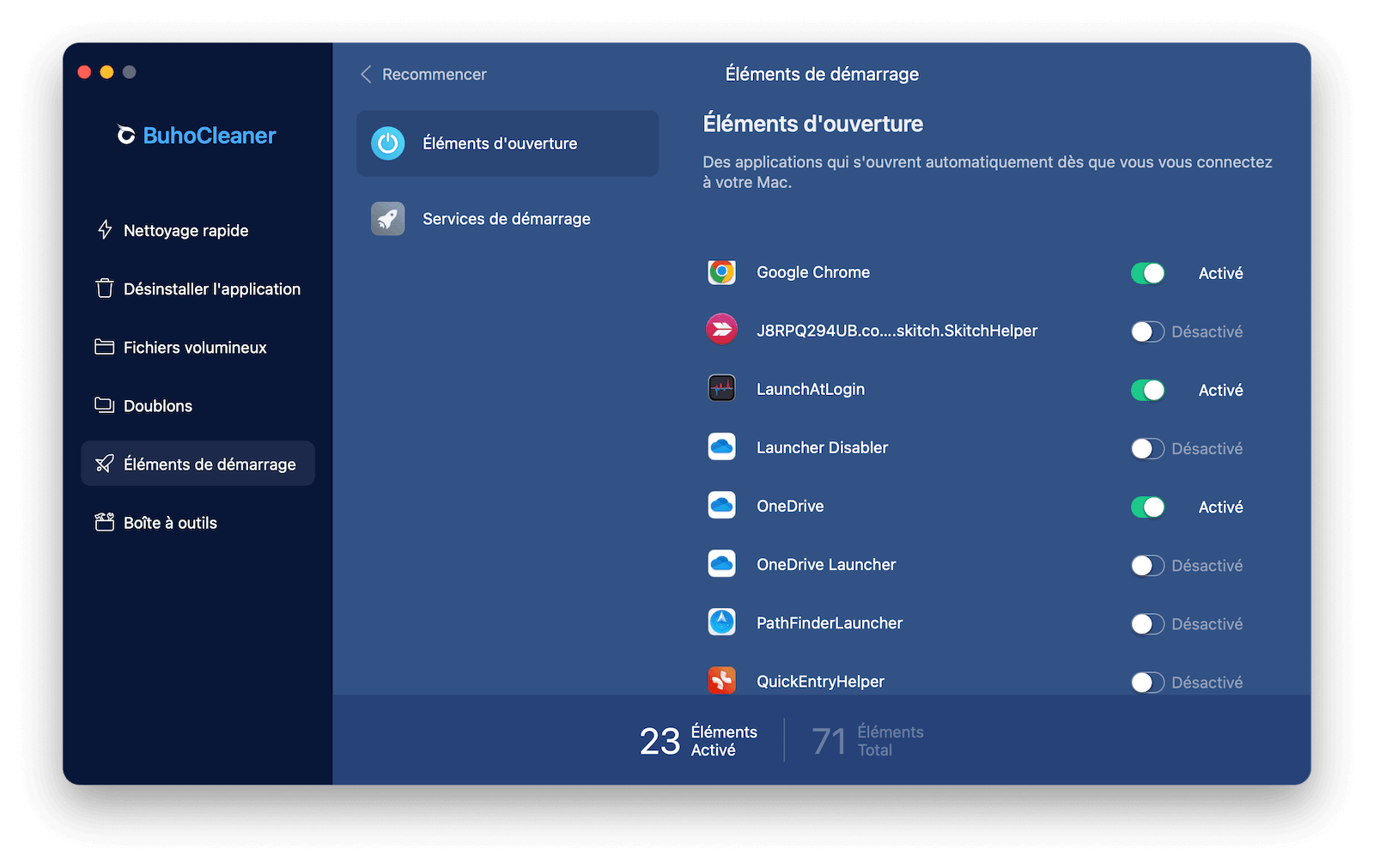 Remove Login Items in BuhoCleaner