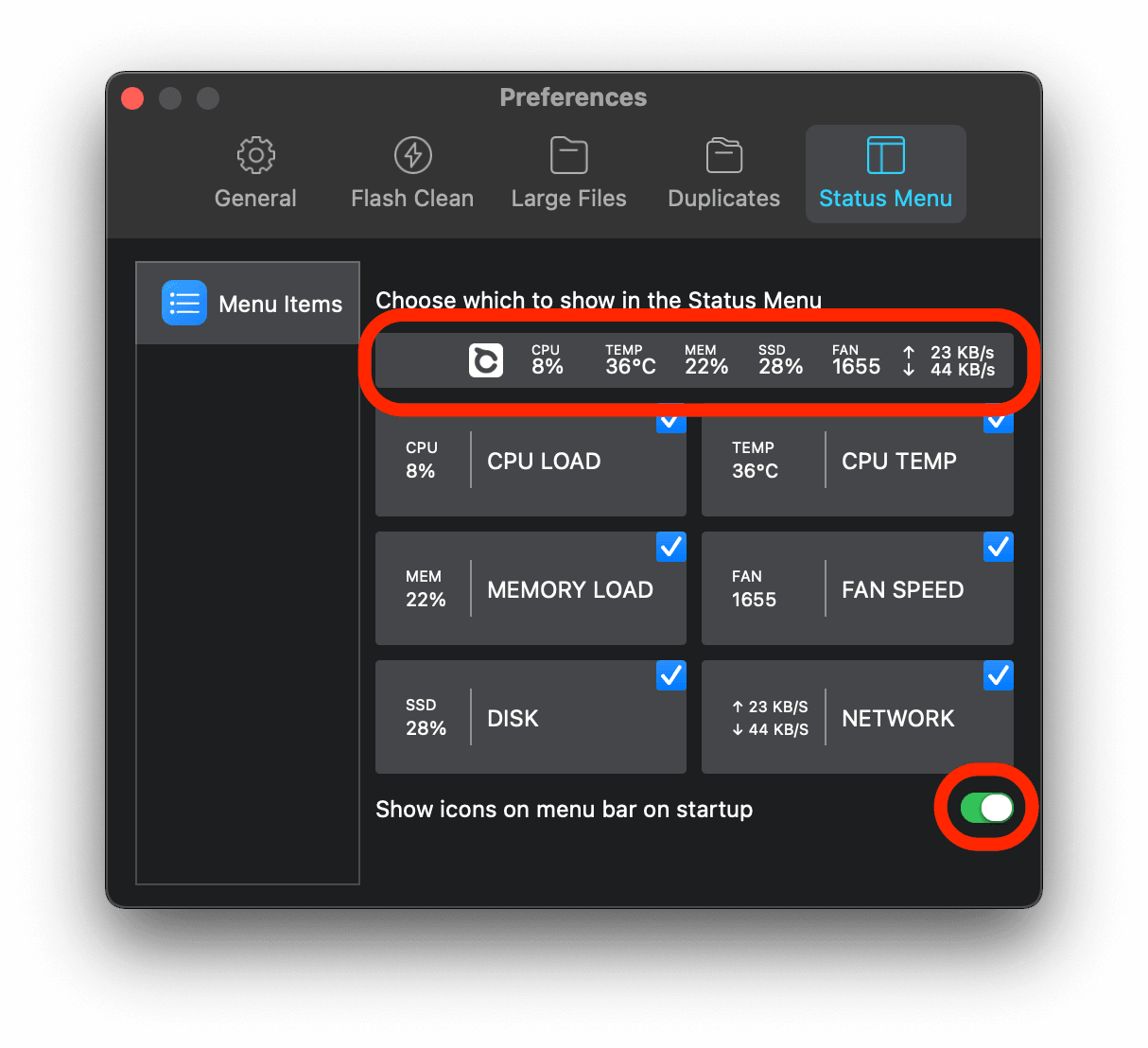 status-menu-1