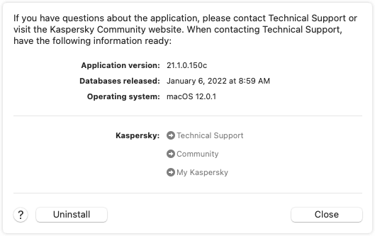 Uninstall Kaspersky Through Its Menu