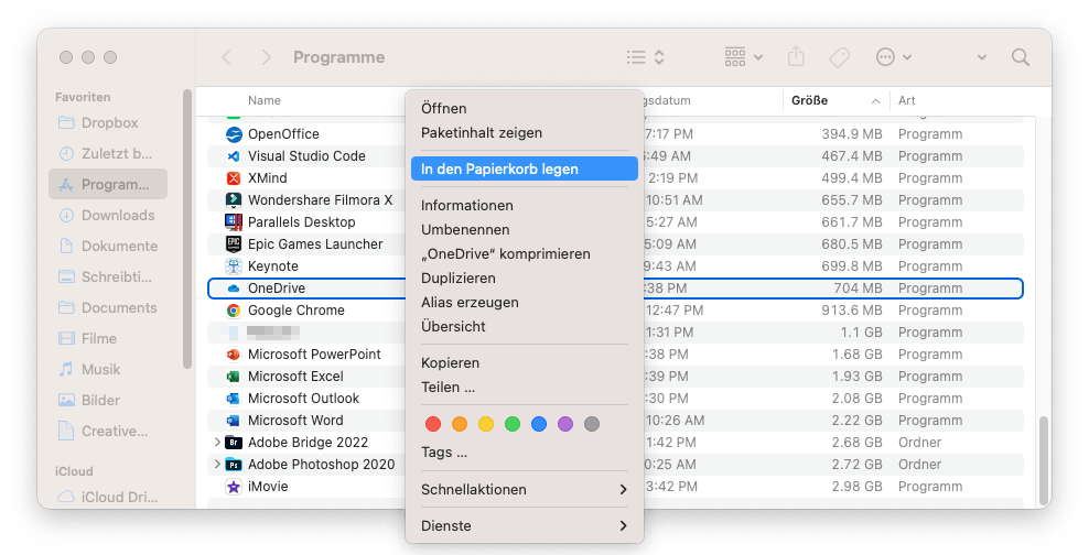 uninstall-onedrive-mac-with-finder-de