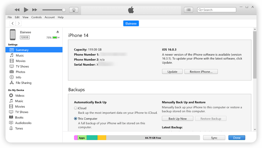 Unlock iPhone with iTunes