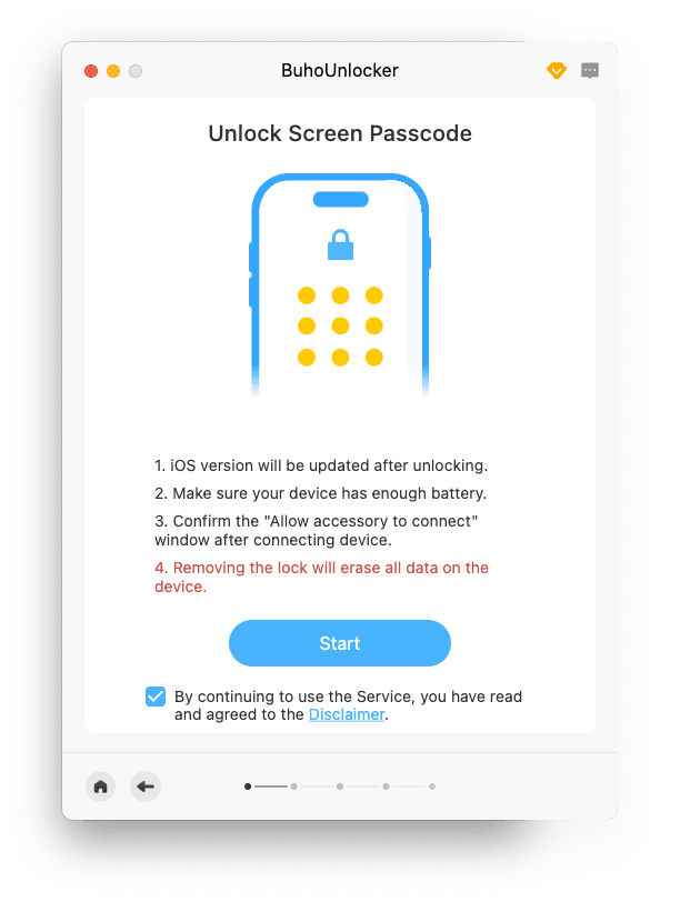 Unlock Screen Passcode