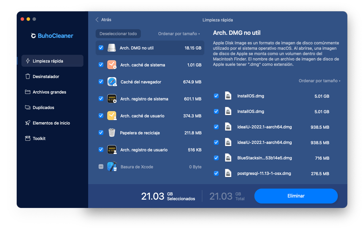 Quickly Clear Junk Files on Mac