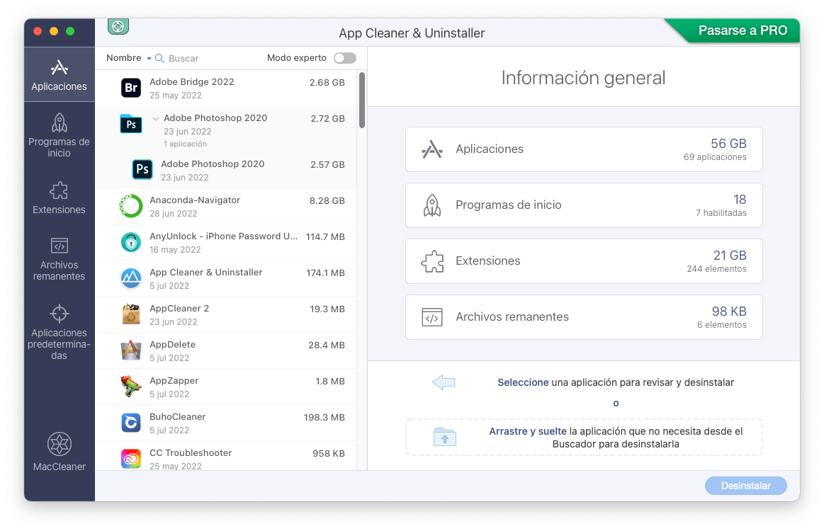Mejores desinstaladores GRATIS para Mac - Appcleaner & Uninstaller