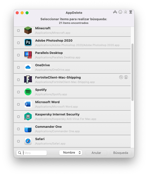 Mejores desinstaladores GRATIS para Mac - AppDelete
