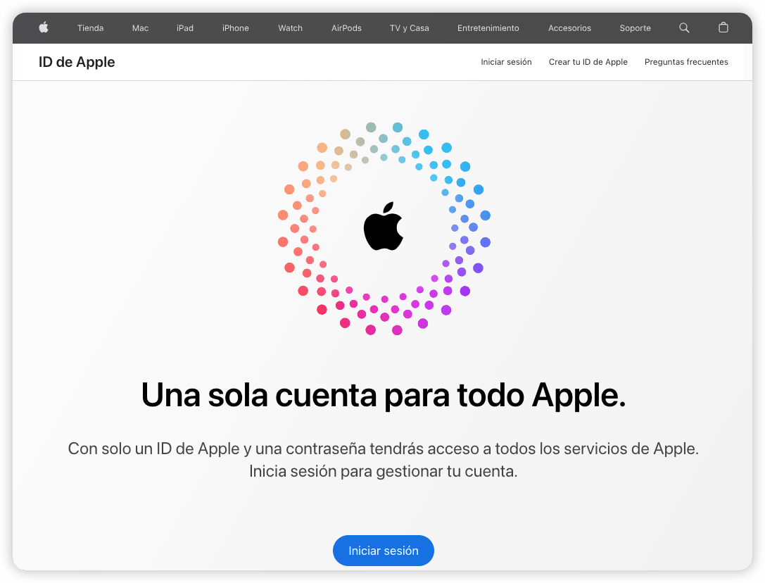 Apple ID sign in