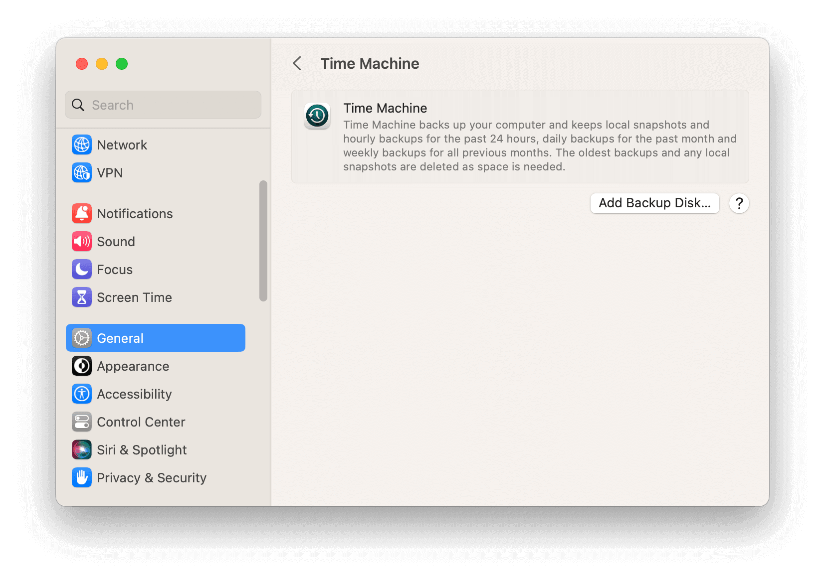 back up data on Mac with Time Machine