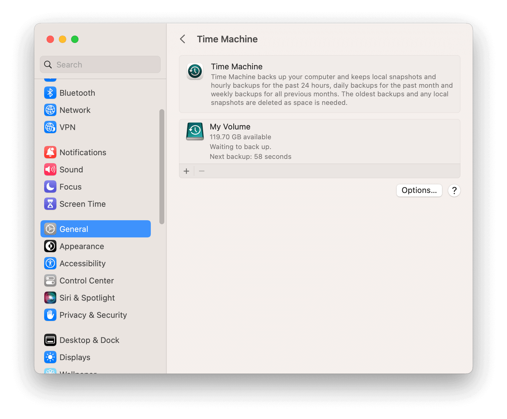 Back Up Mac with Time Machine