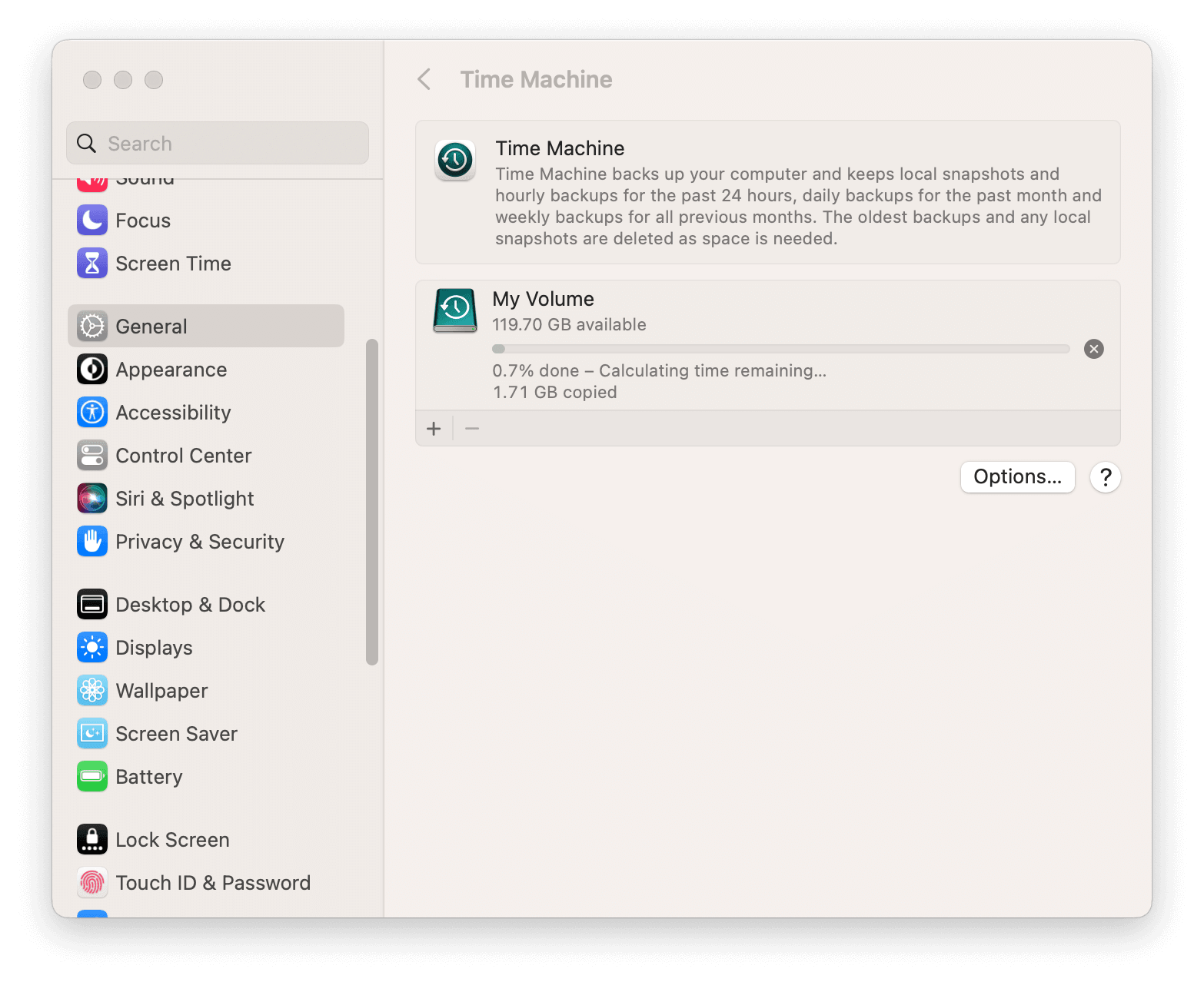 how to back up Mac using Time Machine