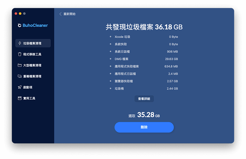 最佳 CleanMyMac 替代軟體 - BuhoCleaner