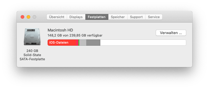 Check Mac Storage Space