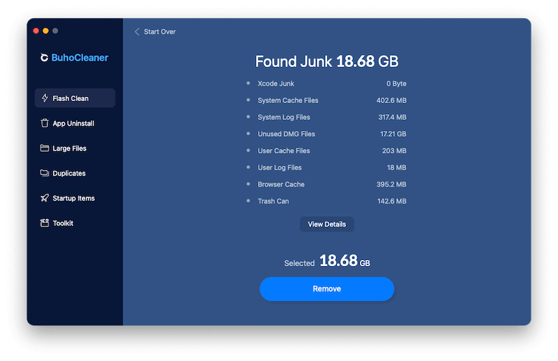 Clear Disk Space with BuhoCleaner