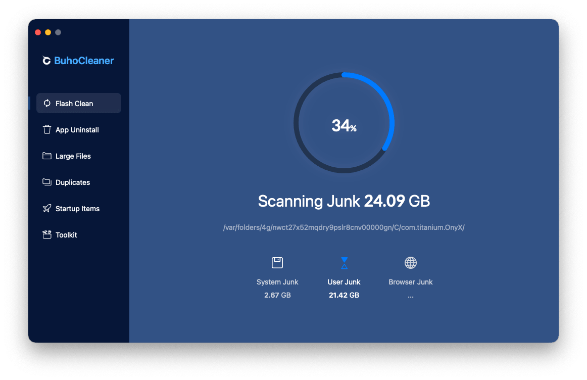 Clear Disk Space with BuhoCleaner