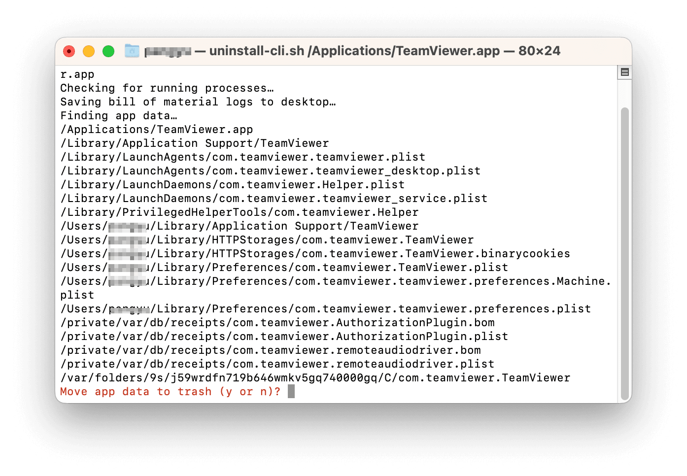 Desinstalación completa de apps en Mac usando Terminal