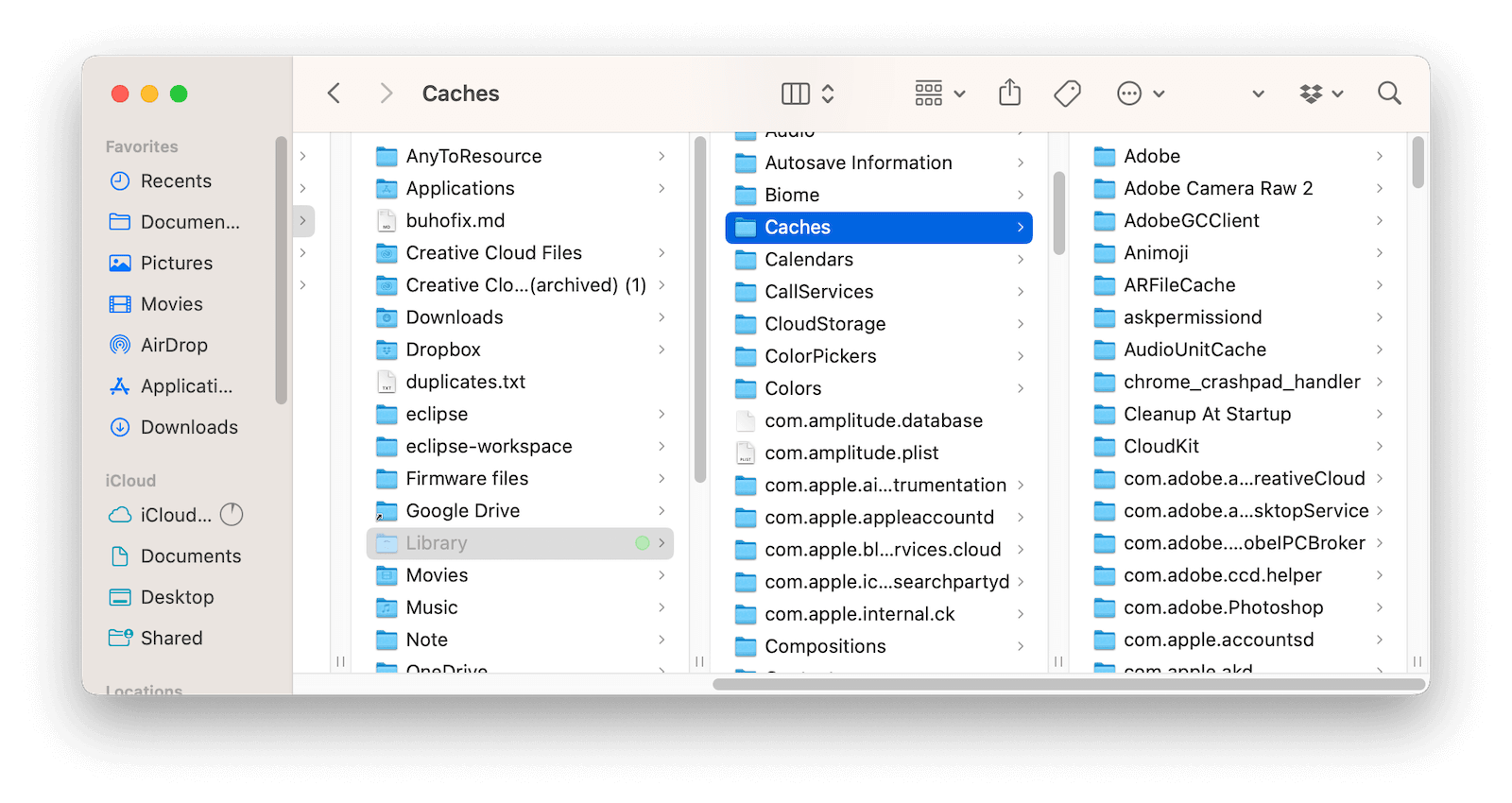 Manually Clear Caches on Mac