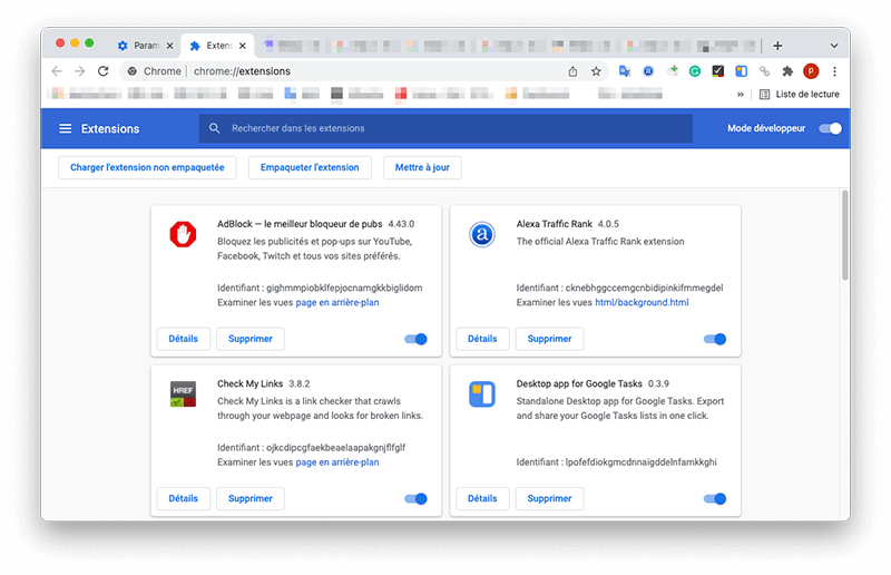 Remove Chrome Extensions