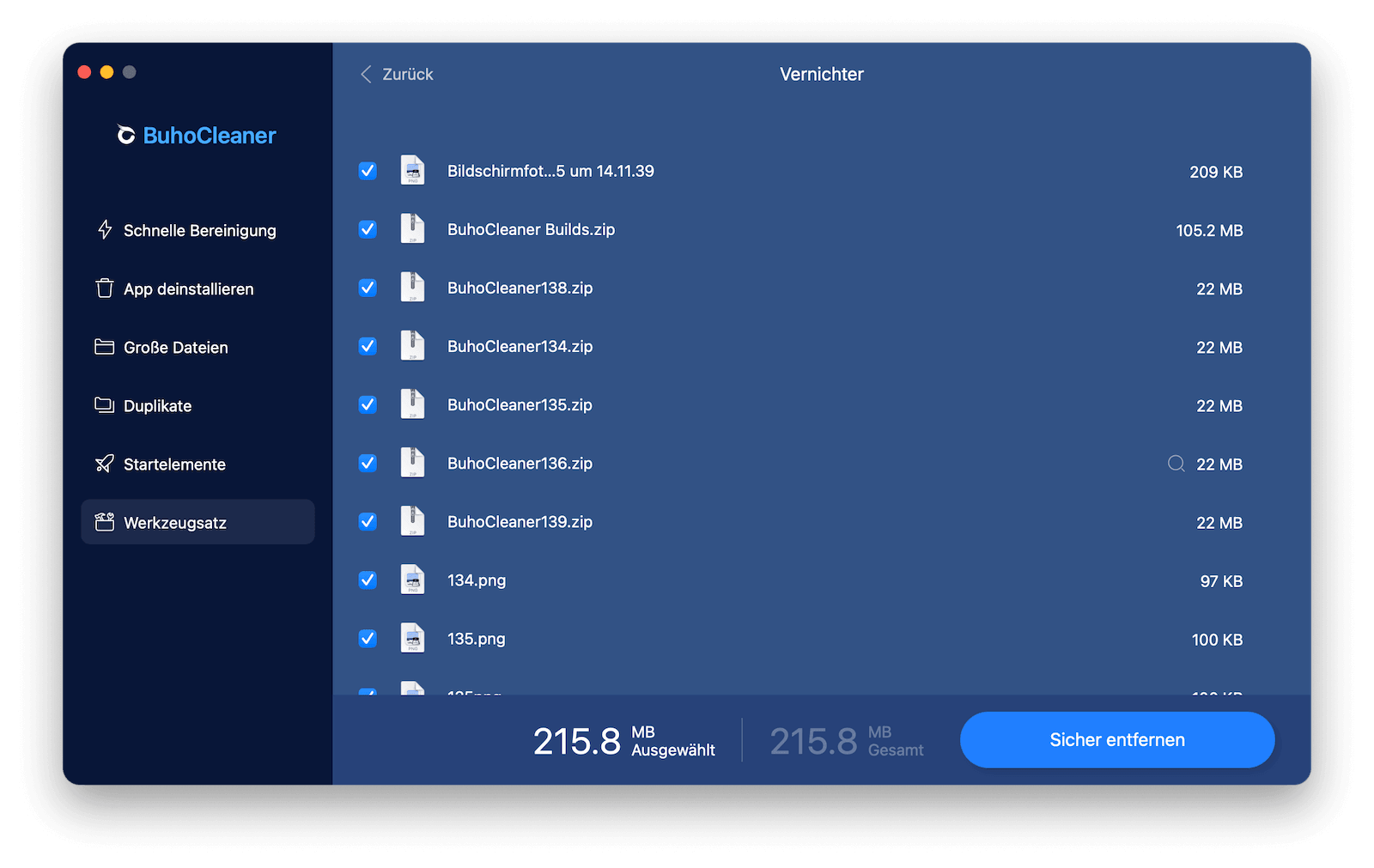 Permanently Delete File son Mac with BuhoCleaner