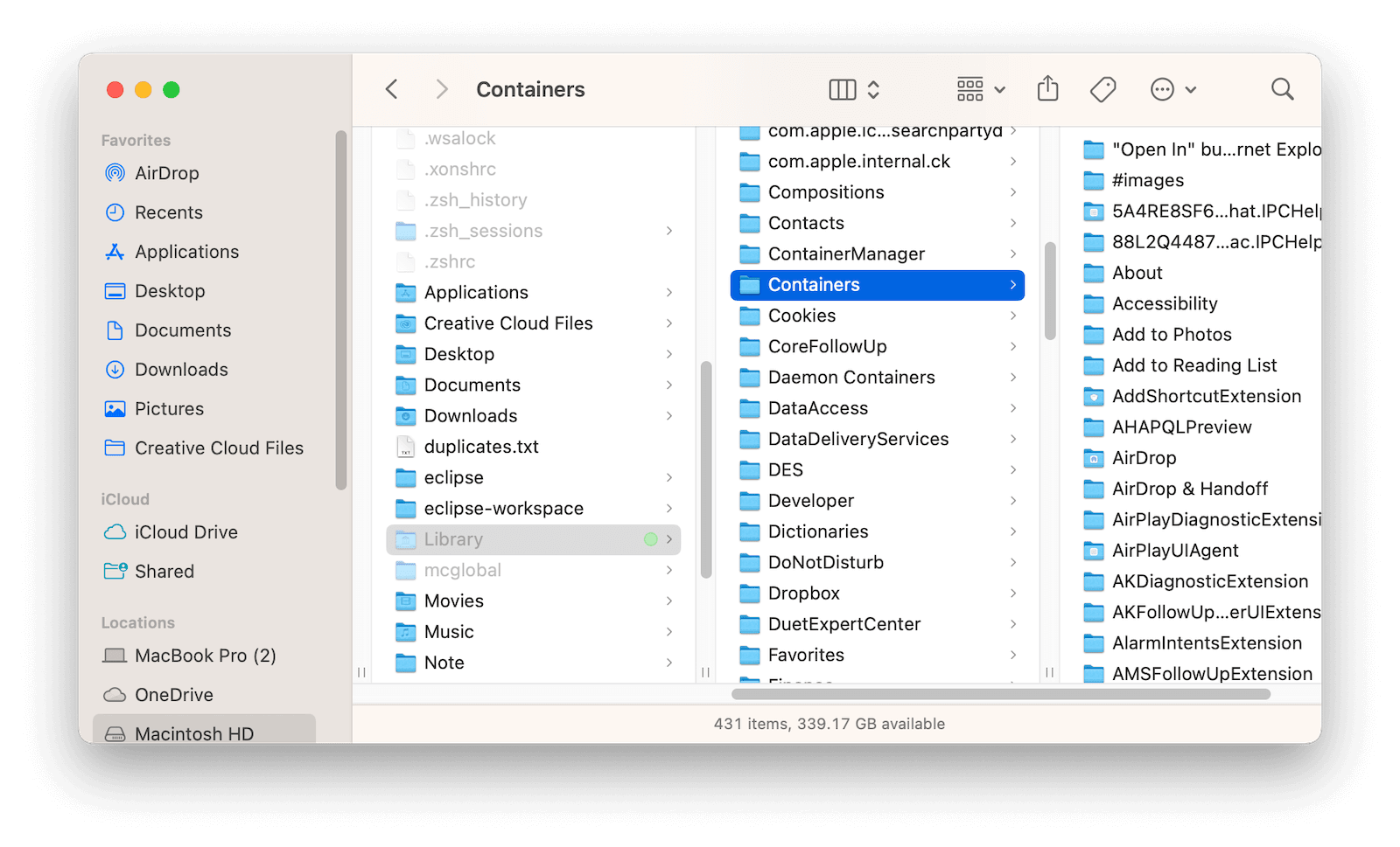 Delete Office Related Files in Container