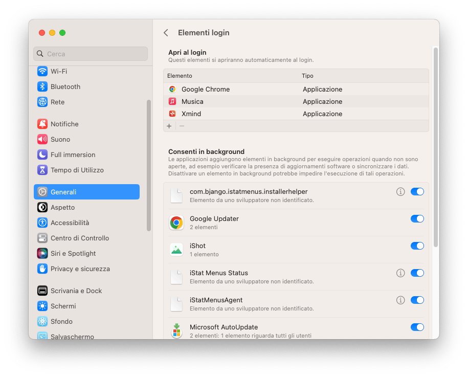 Disable Login Items on macOS Ventura