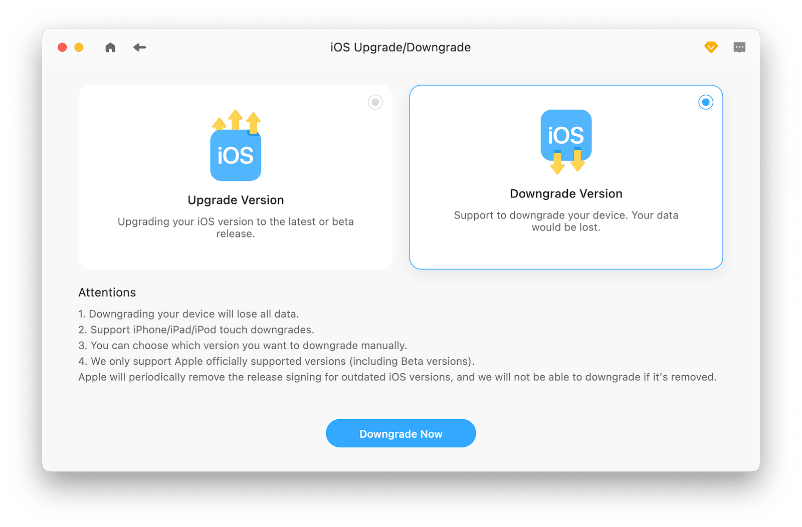 Quickly Downgrade from iOS 17.6.1 to a Previous Version
