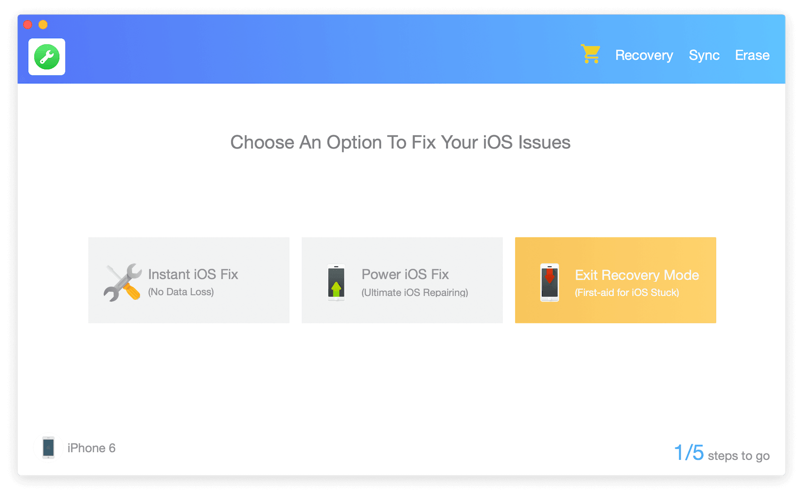 Quickly exit iPhone recovery mode with Fix My iPhone