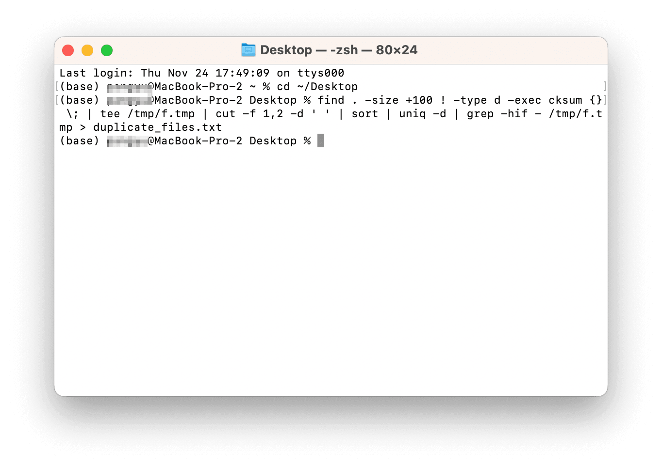 Find and Delete Duplicate Files with Terminal