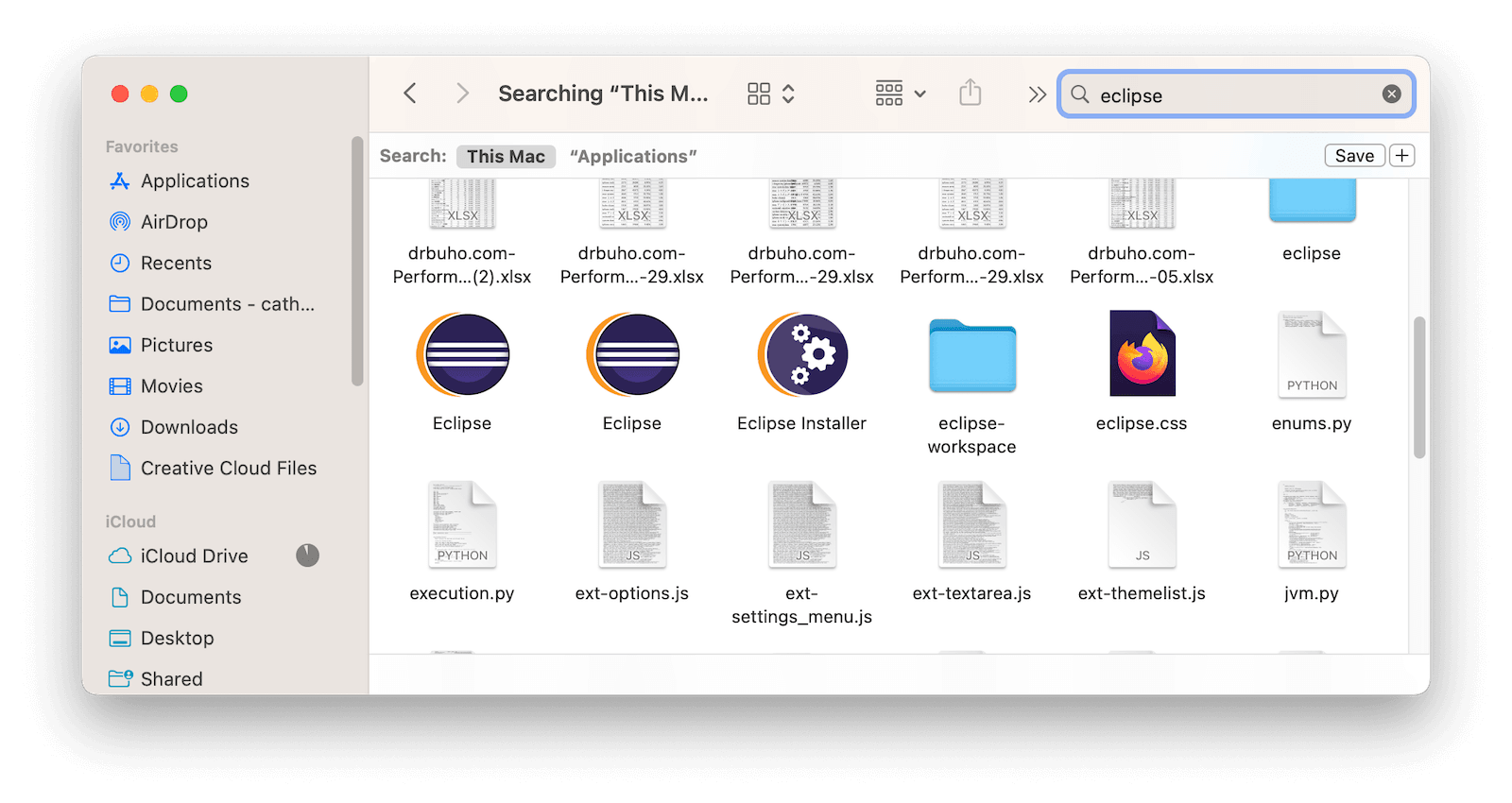 Add Eclipse iCon to Applications Folder