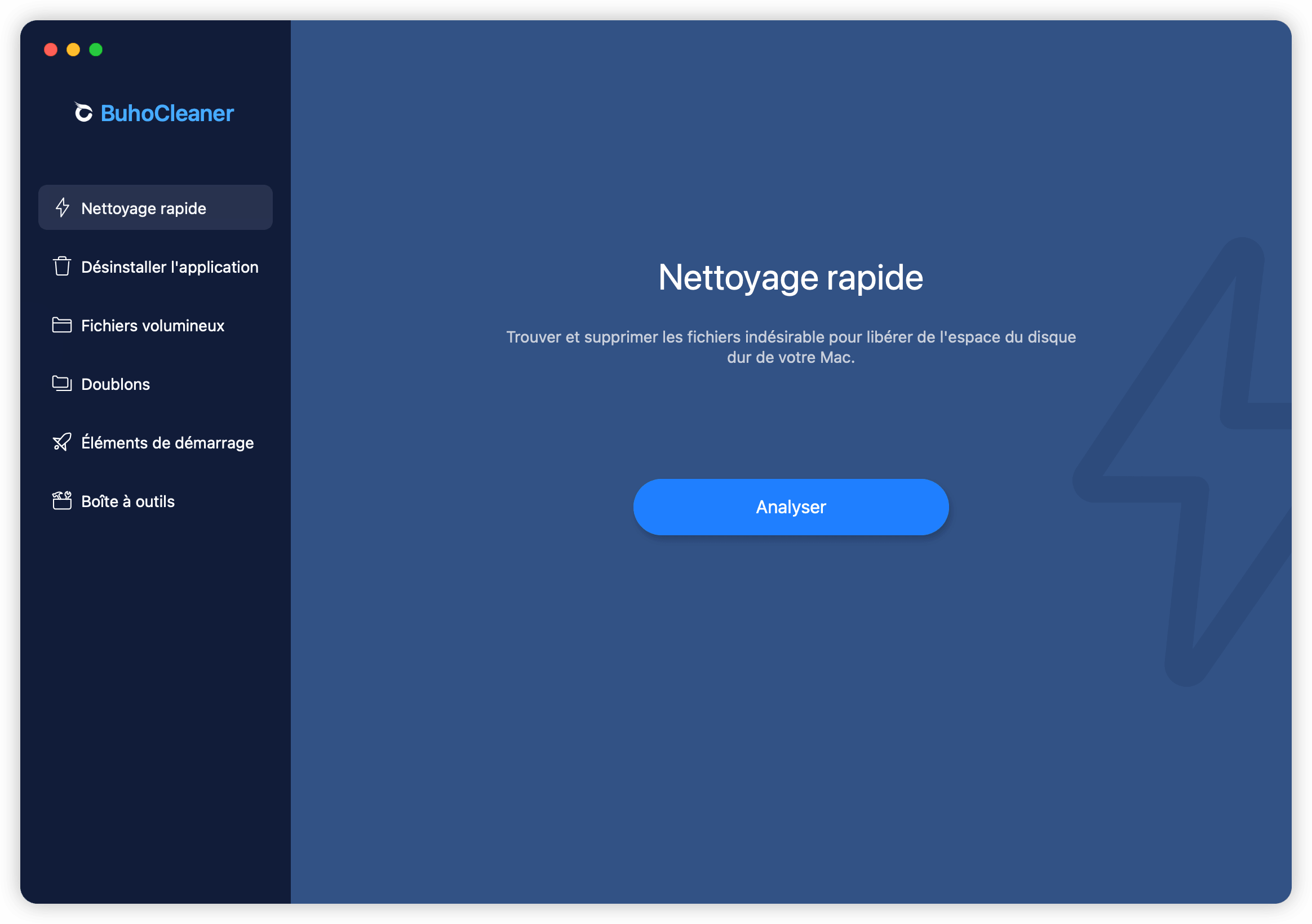 La version d'essai de BuhoCleaner