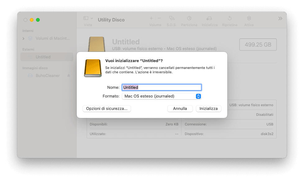 Format External Drive on Mac