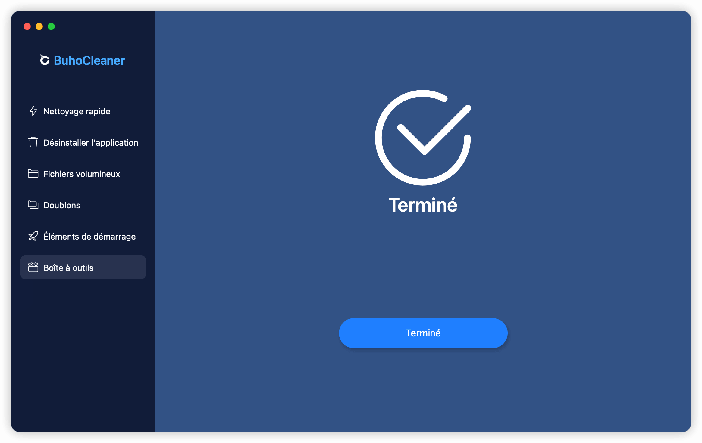 Réindexation de Spotlight terminée
