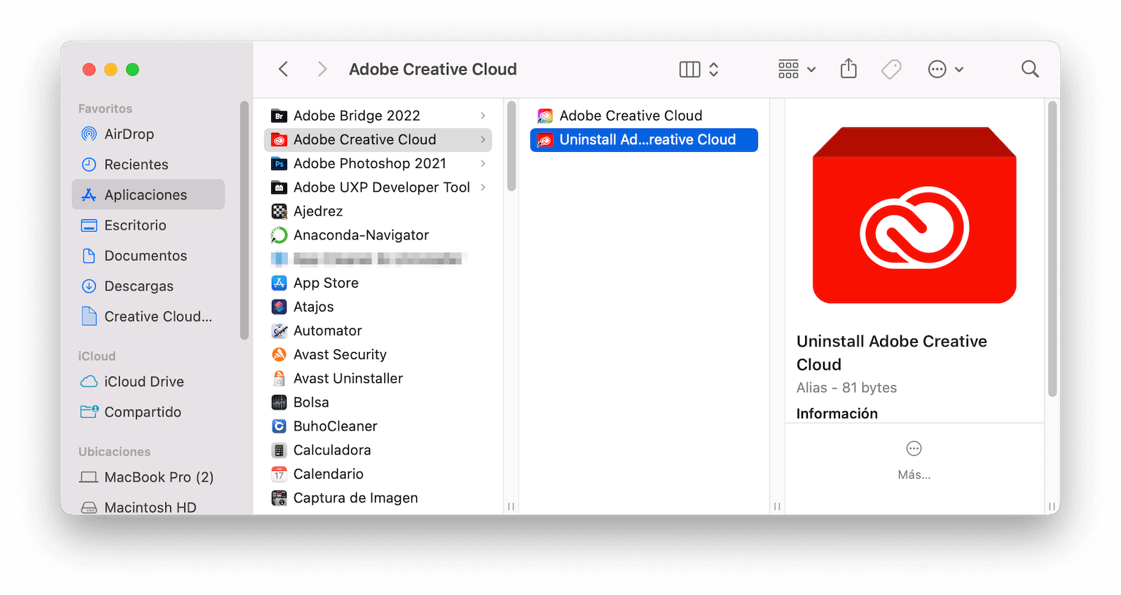 open-creative-cloud-uninstaller-es