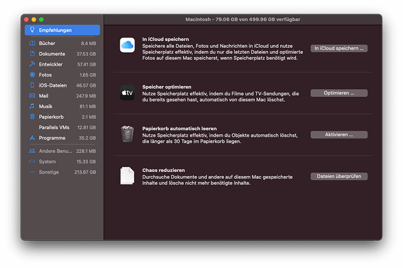 Optimize Mac Storage