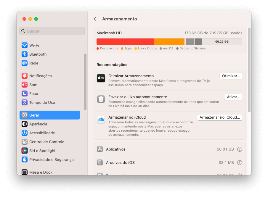 Optimize Mac Storage Space