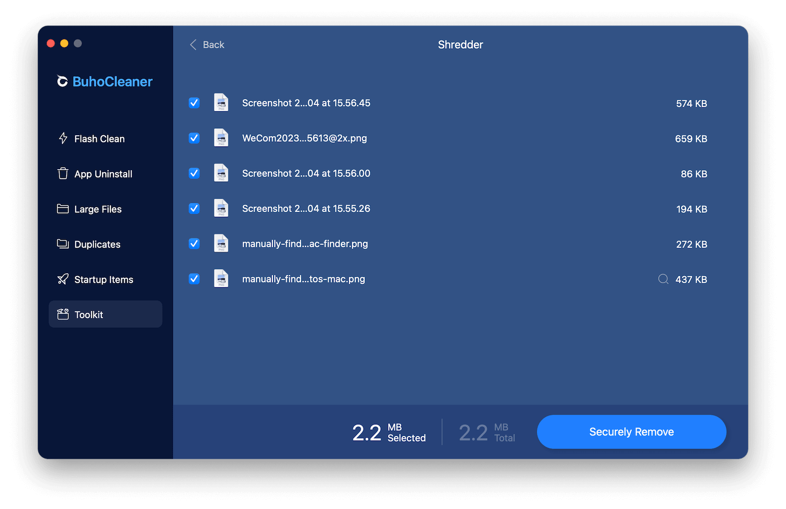 Permanently Delete File son Mac with BuhoCleaner