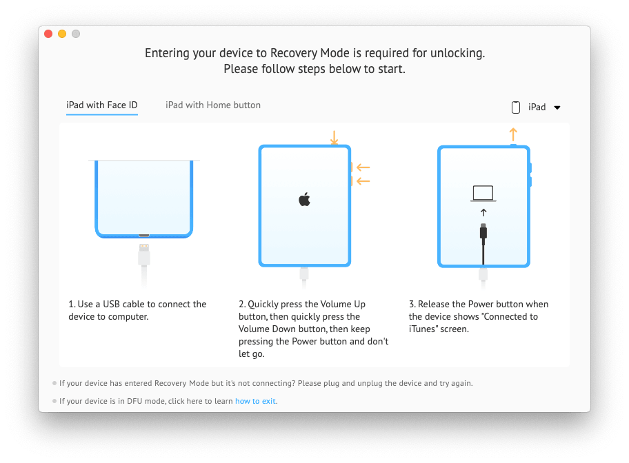 Put Your iPad into Recovery Mode