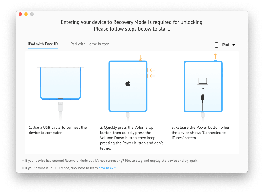 Put Your iPad into Recovery Mode