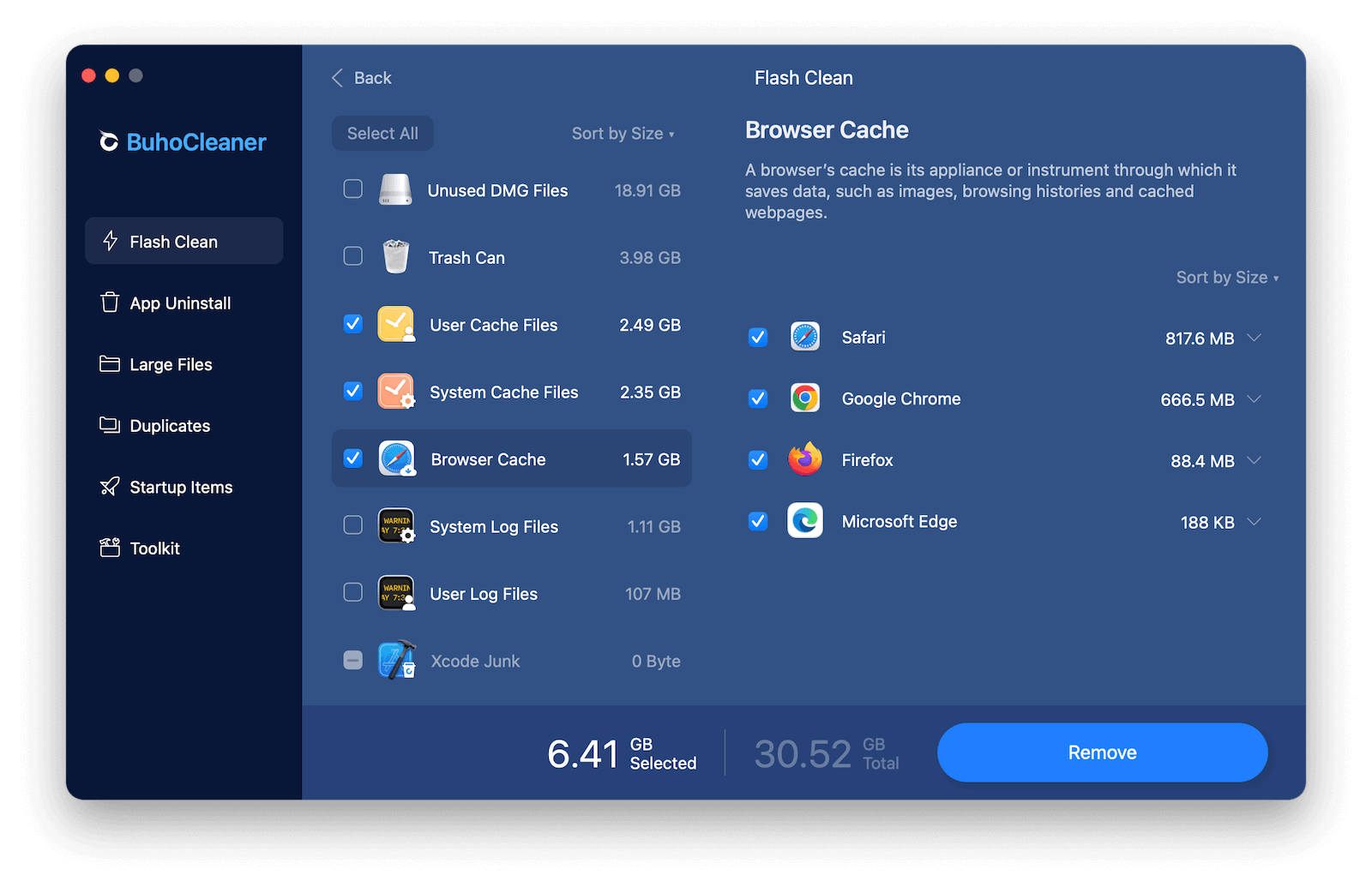 Quickly Clear Caches on Mac with BuhoCleaner