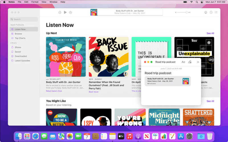 macOS Monterey Feature - Quick Note