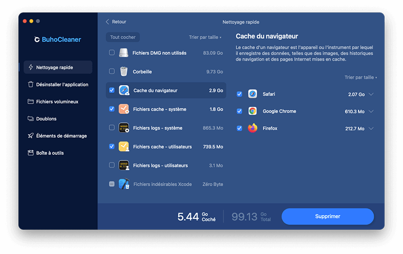 Quickly Clear Cache on Mac with BuhoCleaner