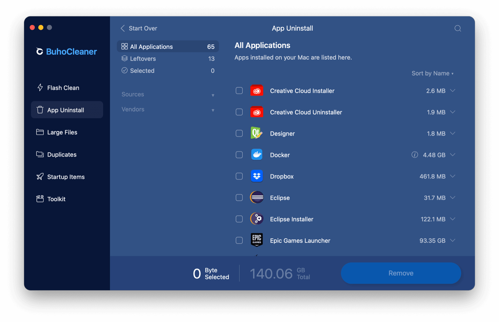 Quickly Uninstall Apps on Mac with BuhoCleaner