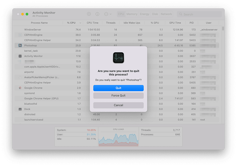 Quit Unused Apps on Mac