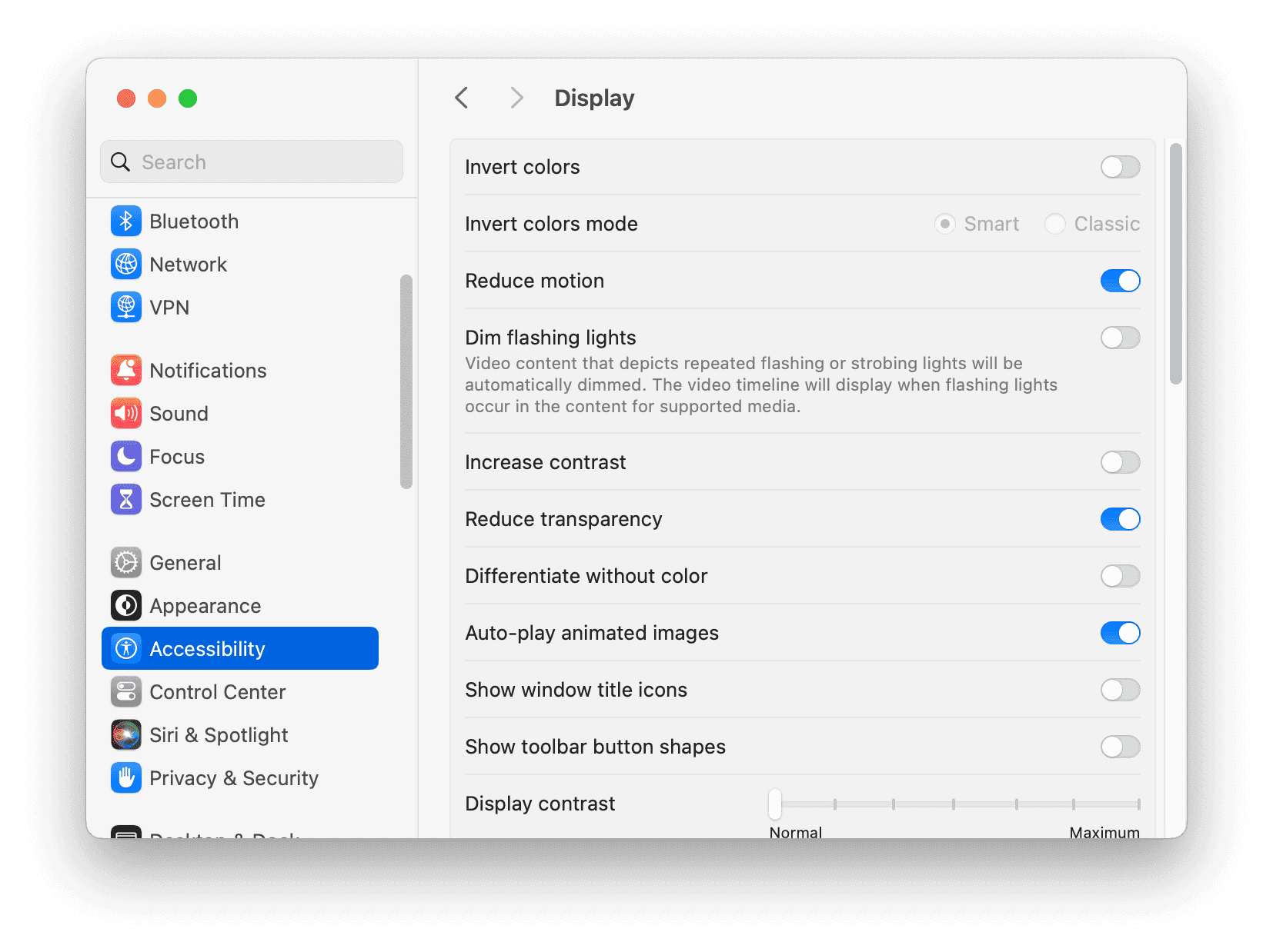 Change Display Settings on Mac