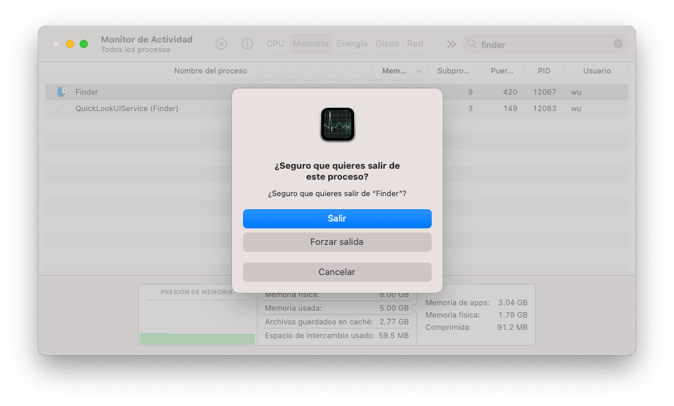 Relaunch Finder with Activity Monitor