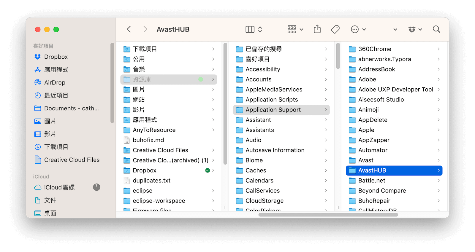 刪除 Avast 關聯檔案