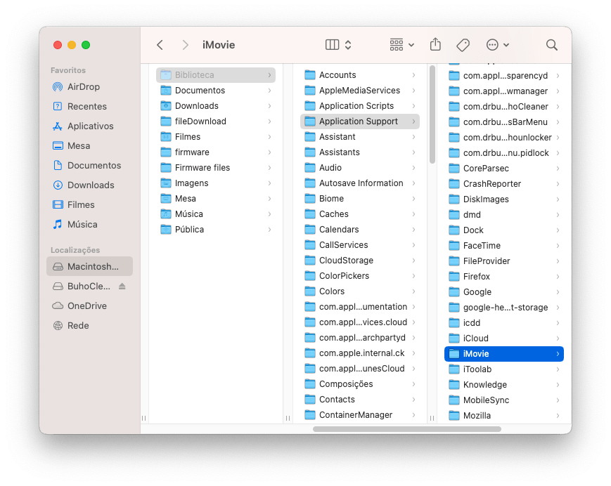 Remove iMovie Related Files on Mac