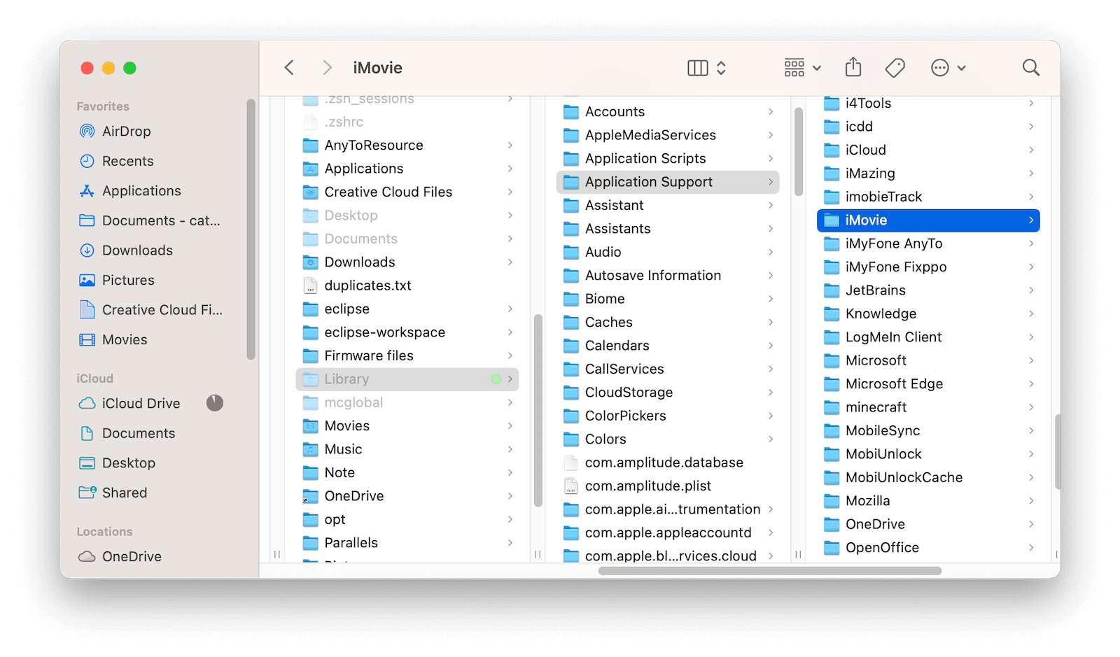 Remove iMovie Related Files on Mac