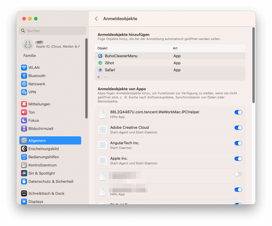 remove-login-items-mac-de