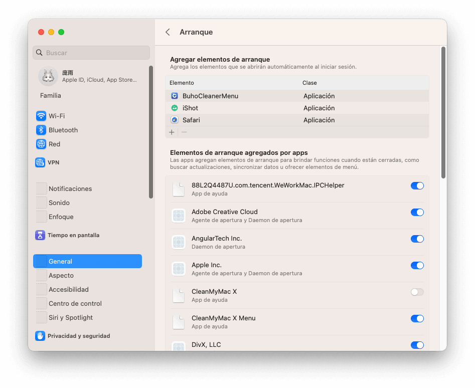 remove-login-items-mac-es